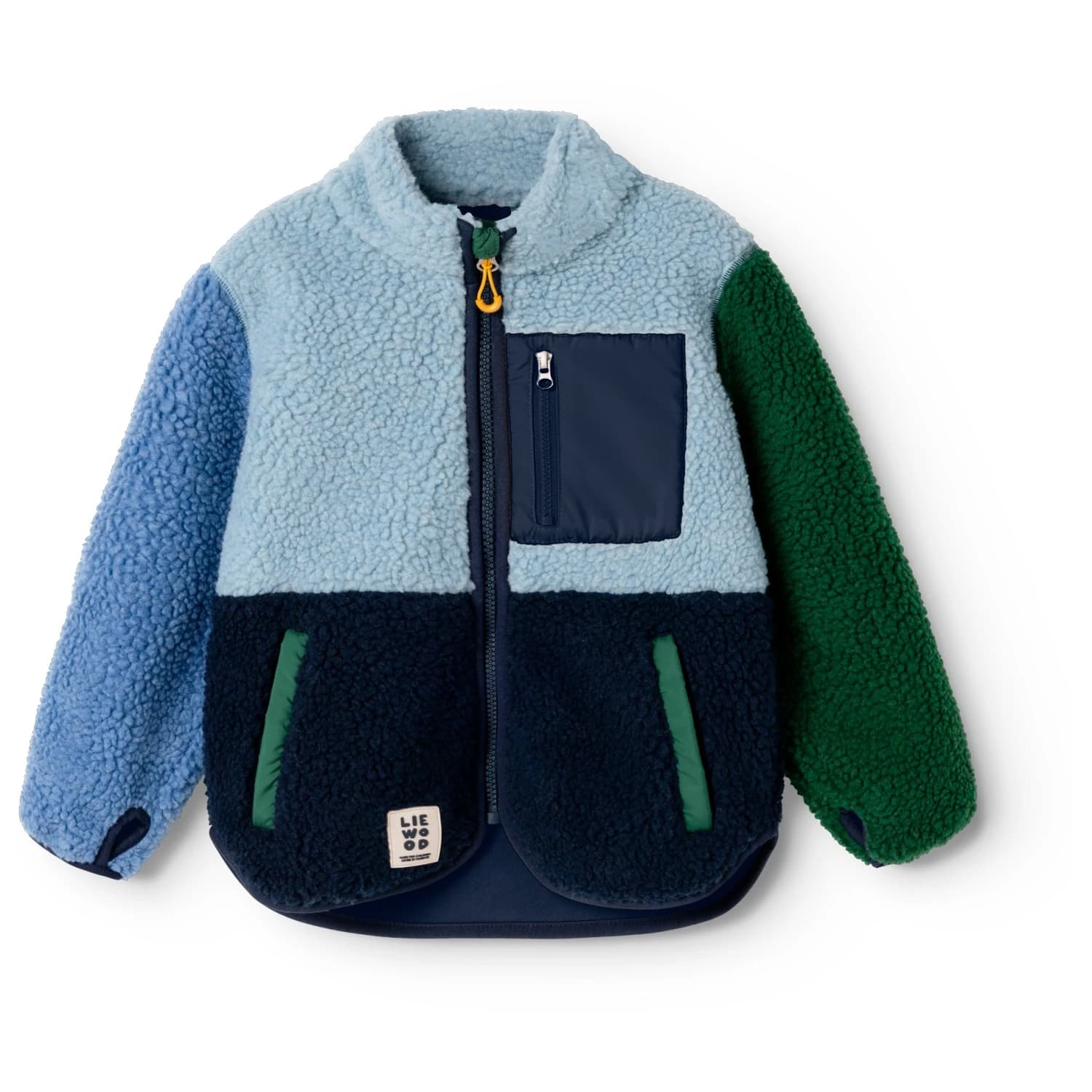 Детско поларено яке LIEWOOD Kid's Nolan Pile Jacket Fleece jacket - Classic Navy Multi Mix