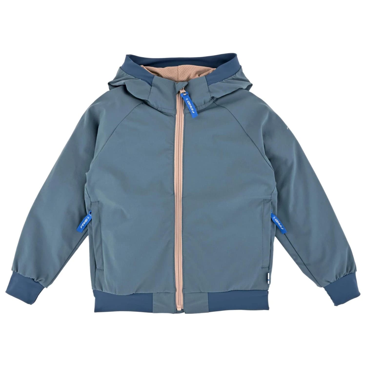 Детско водоустойчиво яке Finkid Kid's Juokka Protect Casual jacket - Bluestone
