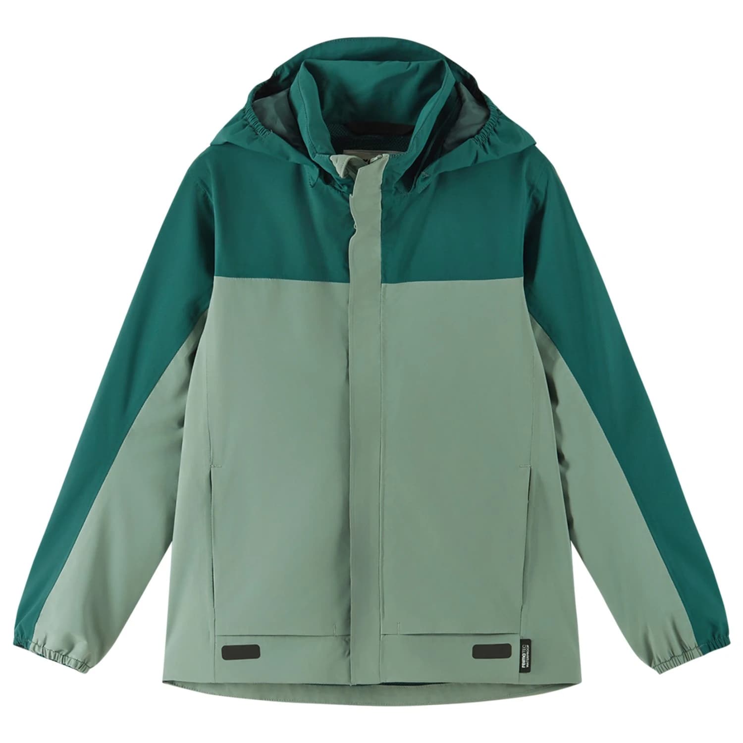 Детско водоустойчиво яке Reima Kid's Salmi Waterproof jacket - Stone Green