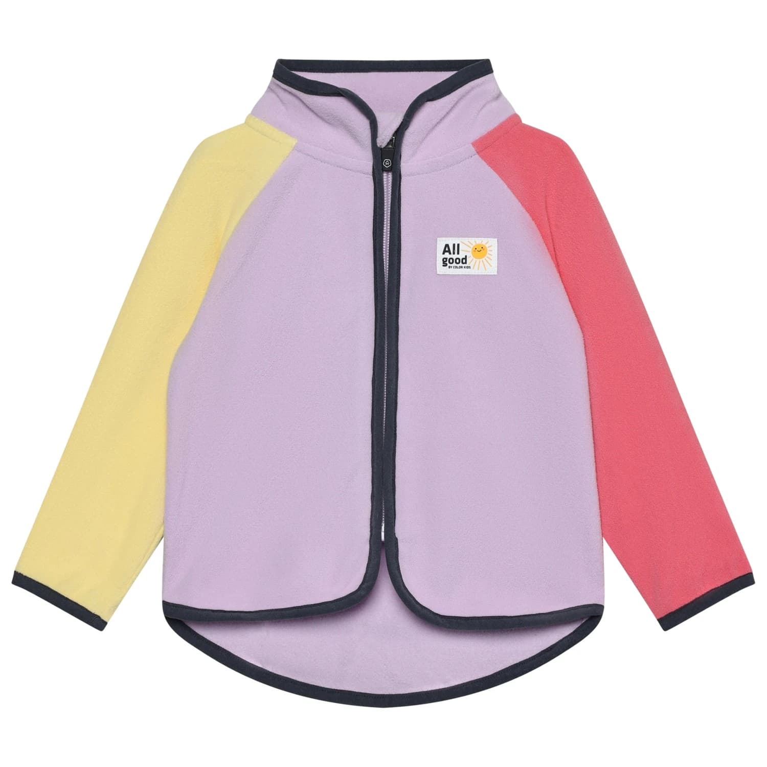 Детско поларено яке Color kids Baby's Fleece Jacket - Orchid Bloom