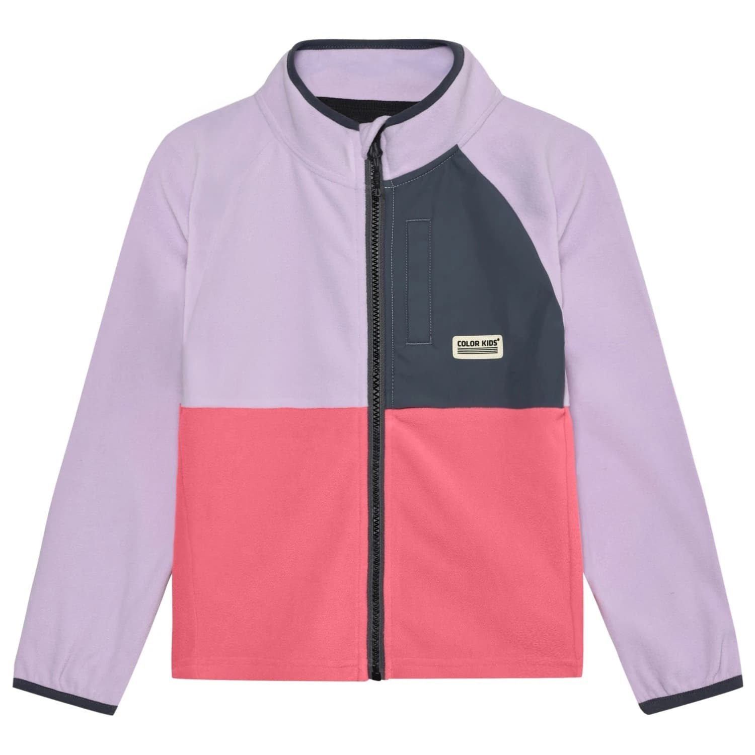 Детско поларено яке Color Kids Kid's Fleece Jacket with Chest Pocket Fleece jacket - Pink Lemonade