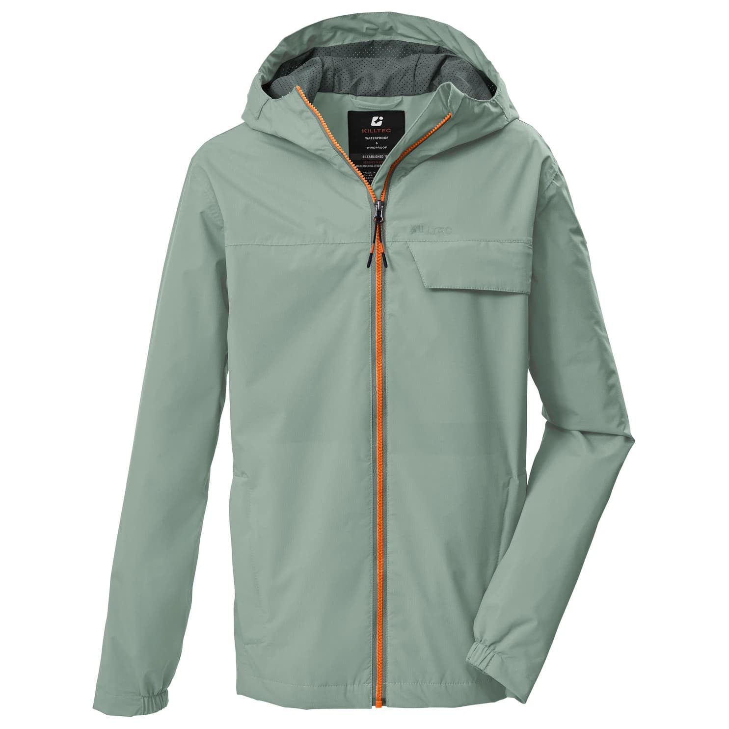 Детско водоустойчиво яке Killtec Kid's Kos 125 Waterproof jacket - Helles Naturgrün
