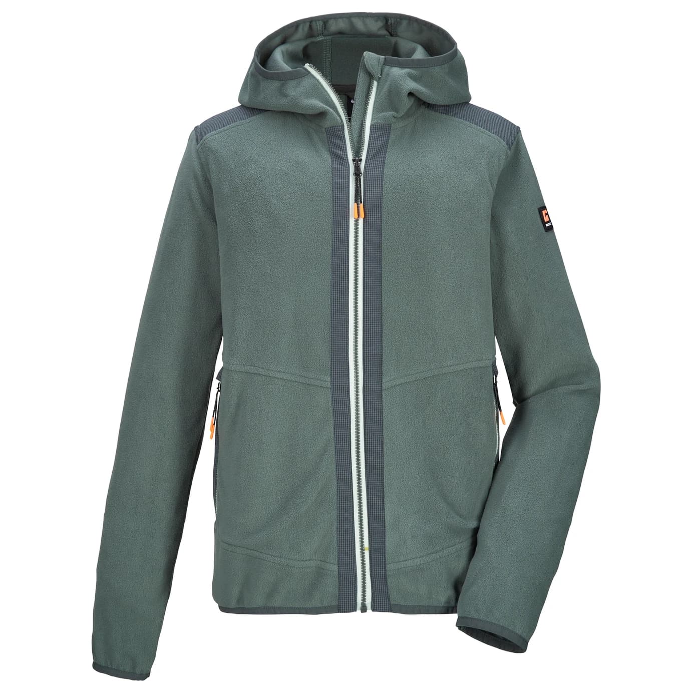 Детско поларено яке killtec Kid's Kos 139 Fleece jacket - Naturgrün