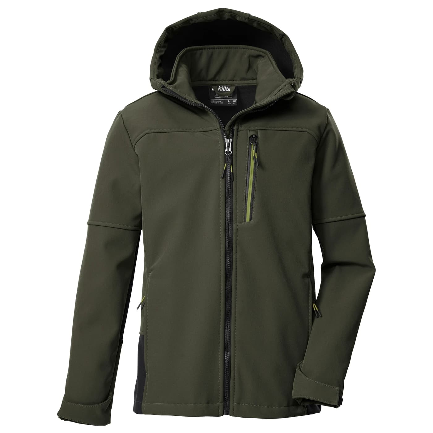 Детско софтшел яке killtec Kid's Kow 226 Softshell jacket - Dunkeloliv