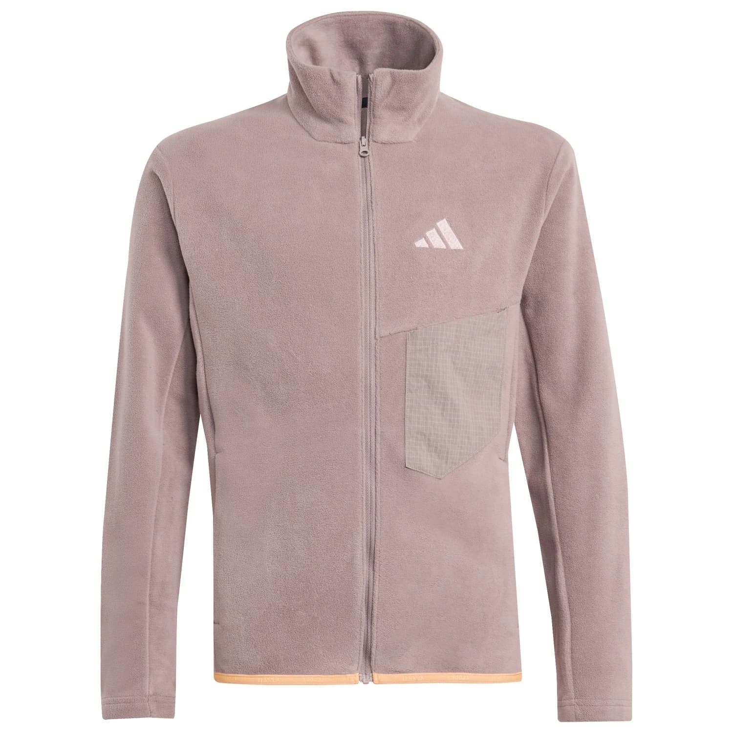 Детско поларено яке adidas Terrex Kid's MT Full Zip Fleece Fleece jacket - Trace Brown