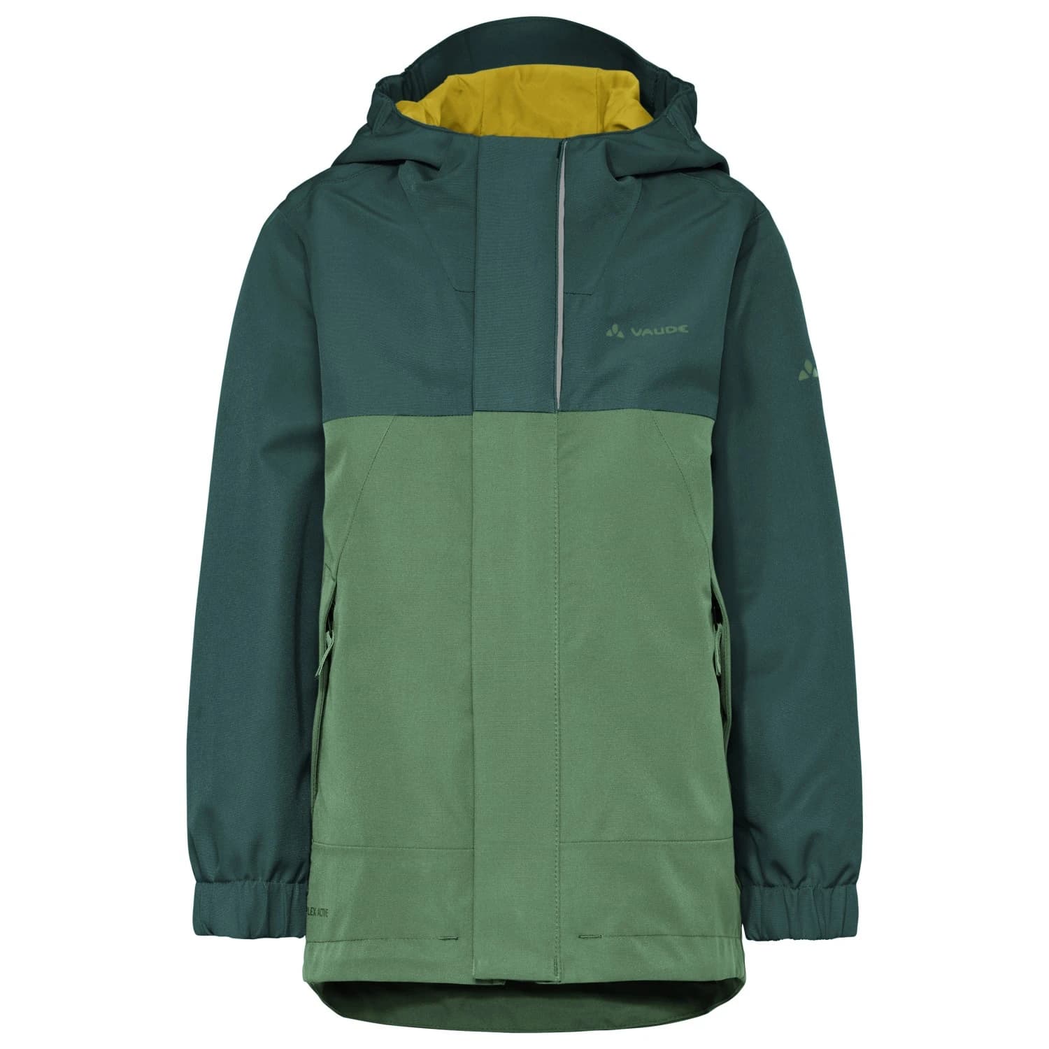 Детско водоустойчиво яке Vaude Kid's Caprea Rain Jacket Waterproof jacket - Woodland
