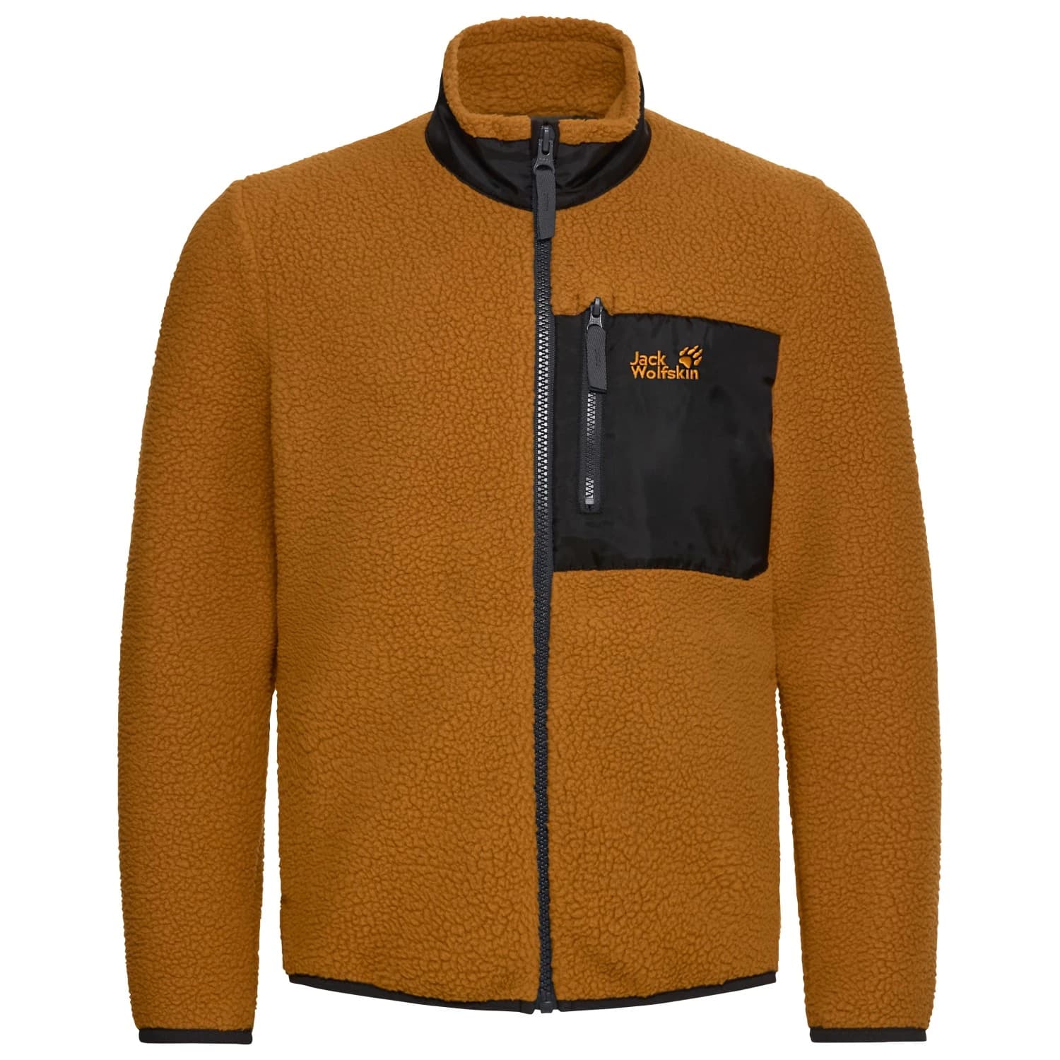 Детско поларено яке Jack wolfskin Kid's Lite Curl Fullzip Fleece jacket - Autumn Leaves