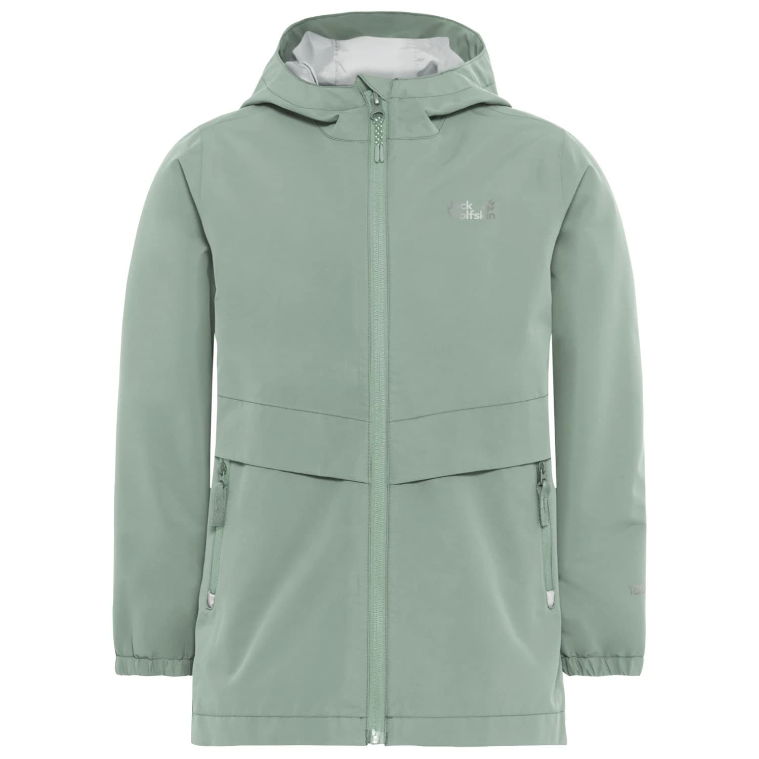 Детско водоустойчиво яке Jack wolfskin Kid's Malima Jacket Waterproof jacket - Green Zinnia