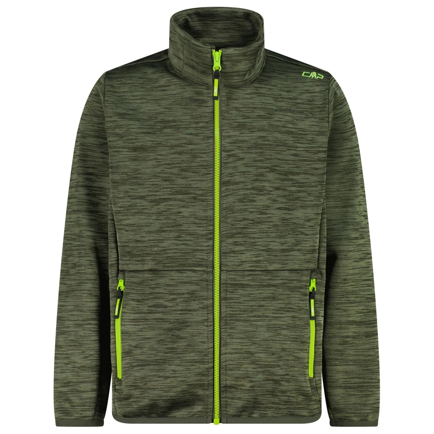Детско поларено яке Cmp Kid's Jacket Fleece jacket - Oilgreen Melange / Mela