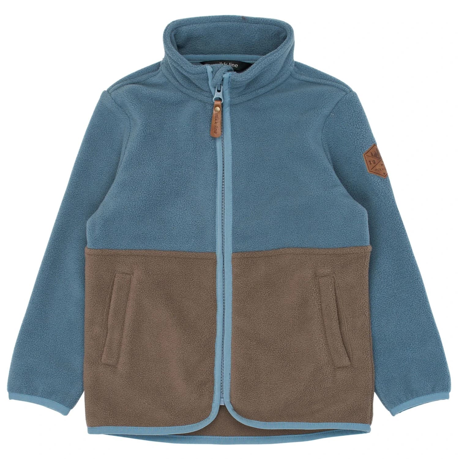 Детско поларено яке Mikk-Line Kid's Fleece Jacket Recycled Fleece jacket - Blue Mirage