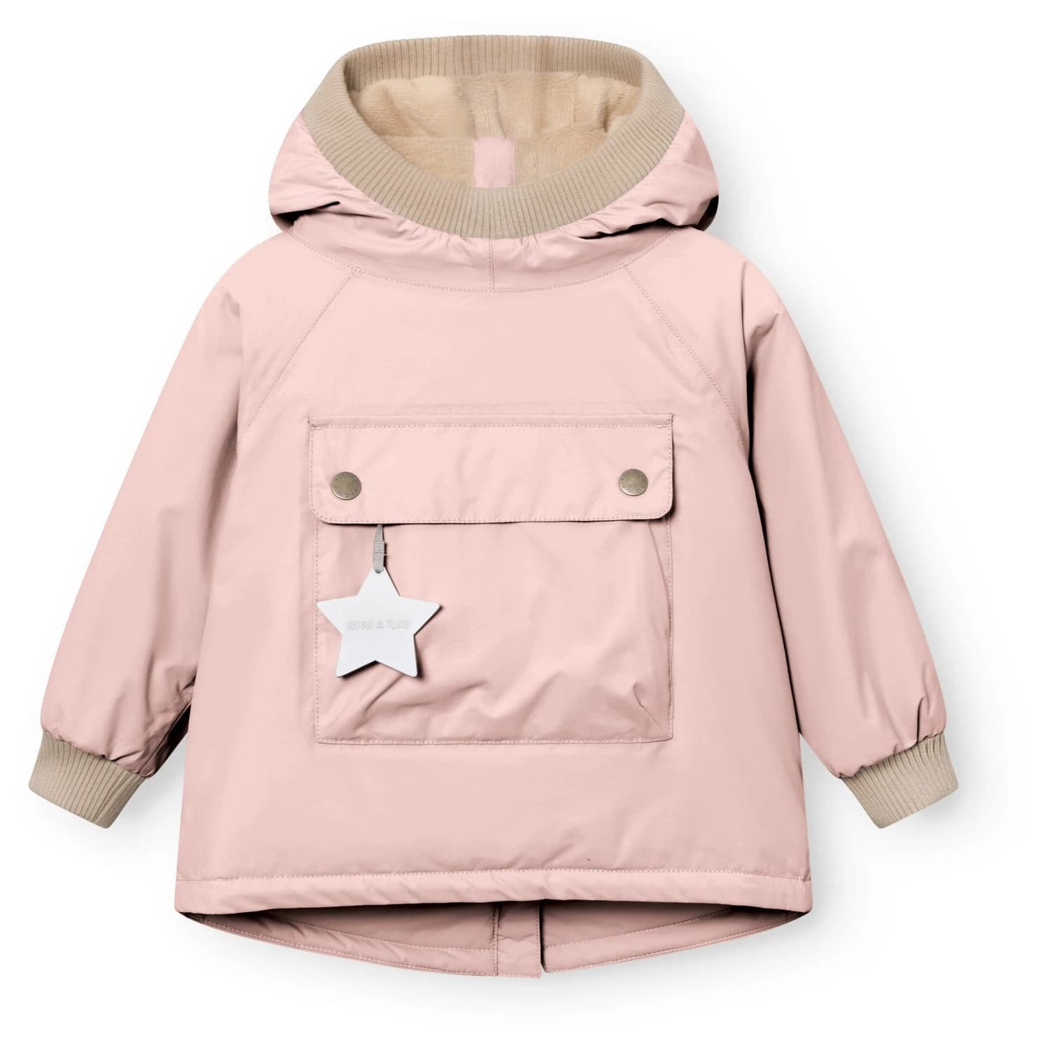 Детско зимно яке Mini A Ture Kid's Matbabywen Winter jacket - Adobe Rose