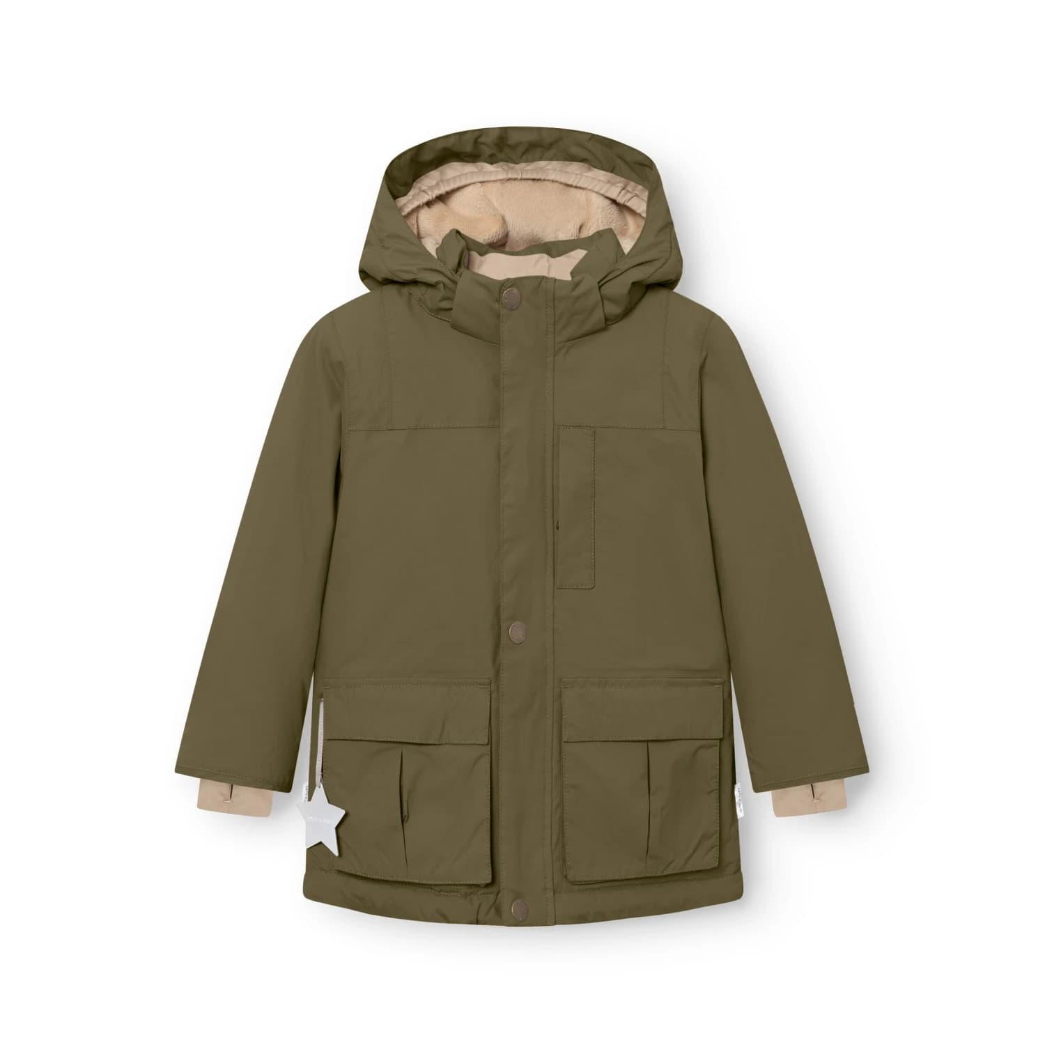 Детско зимно яке Mini A Ture Kid's Matkastorio Winter jacket - Kalamata Green