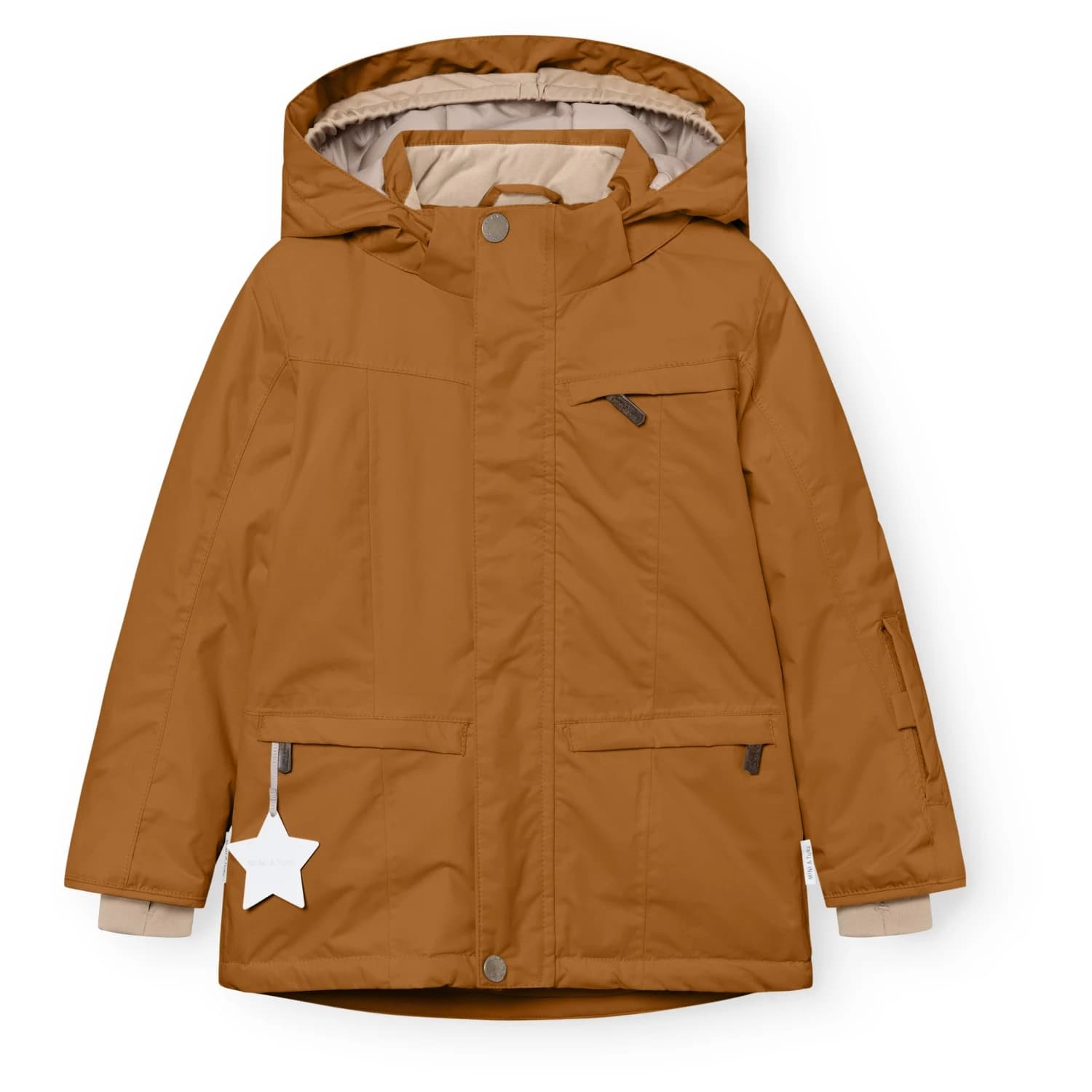 Детско зимно яке Mini A Ture Kid's Matvestyn Winter jacket - Brown Sugar