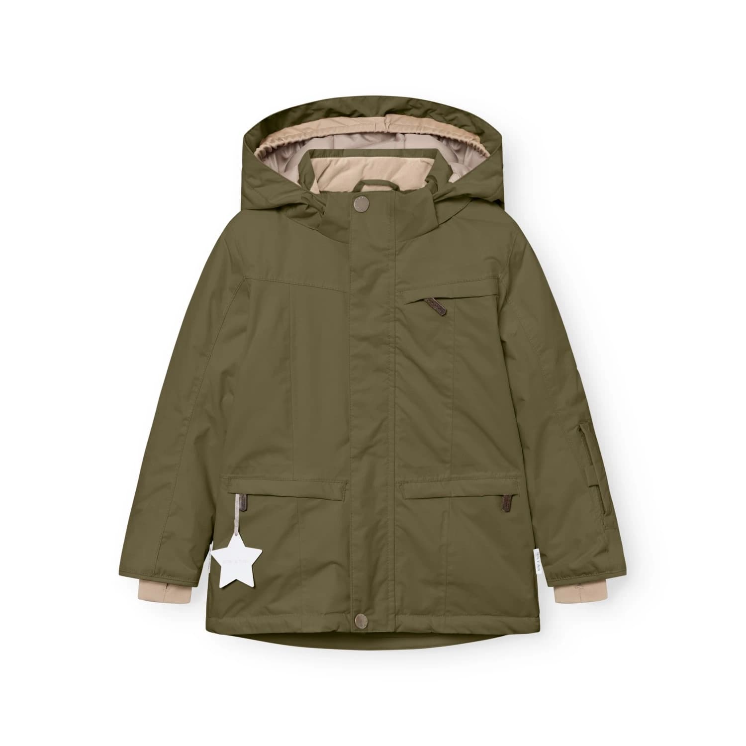 Детско зимно яке Mini A Ture Kid's Matvestyn Winter jacket - Kalamata Green