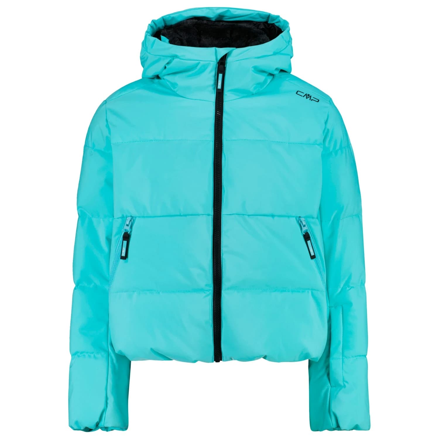Ски яке CMP Girl's Jacket Fix Hood 36W0705 Synthetic jacket - Aquarius