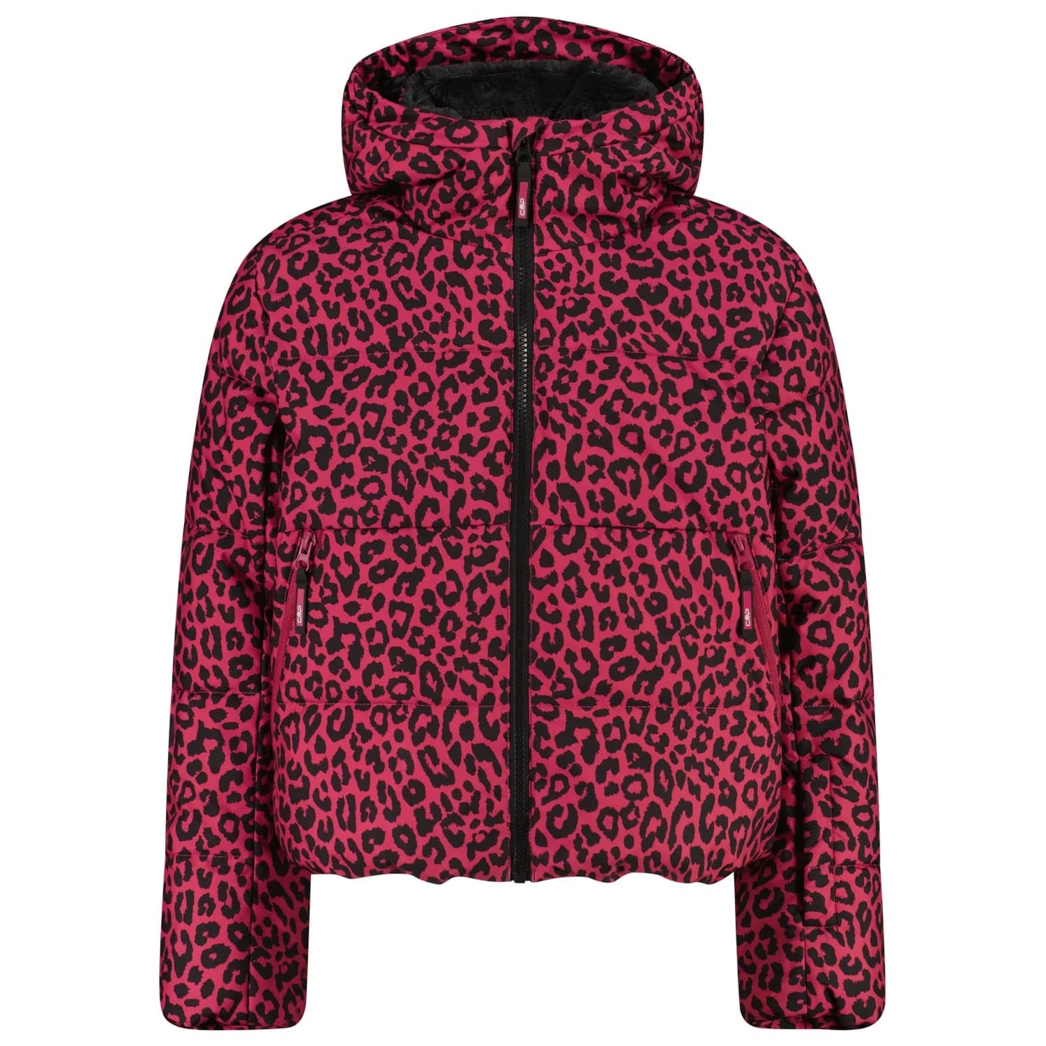 Ски яке CMP Girl's Jacket Fix Hood 36W0705P Synthetic jacket - Amaranto / Antracite