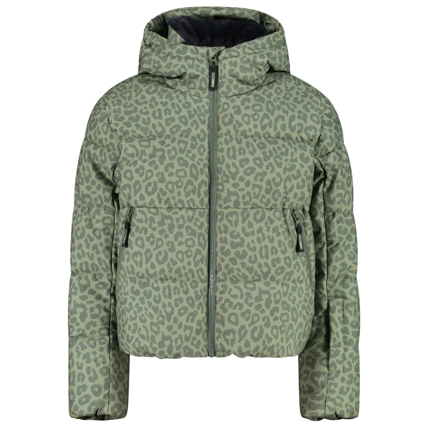 Ски яке CMP Girl's Jacket Fix Hood 36W0705P Synthetic jacket - Green Tea / Salvia
