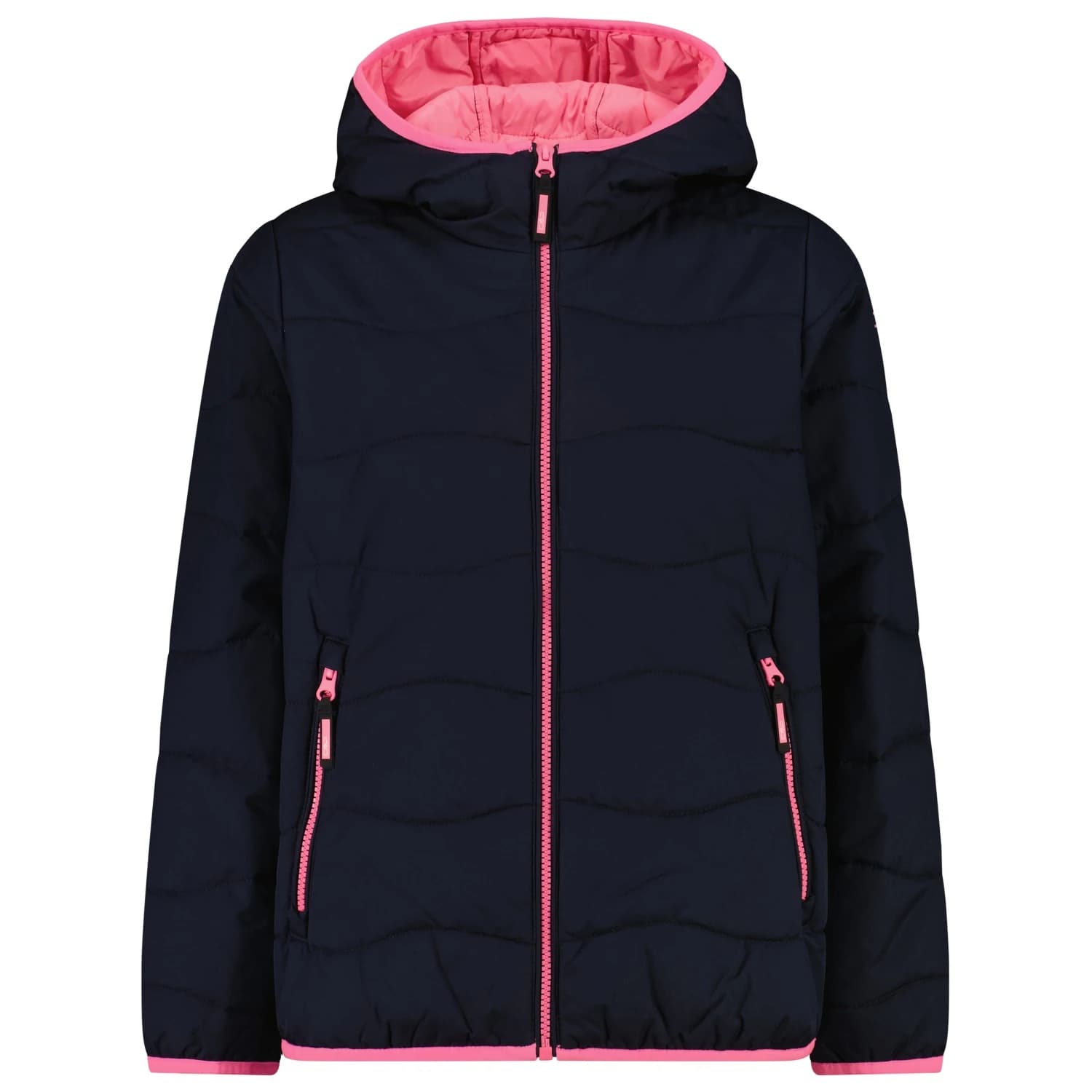 Синтетично яке CMP Girl's Jacket Fix Hood 36Z2175 Synthetic jacket - Black Blue