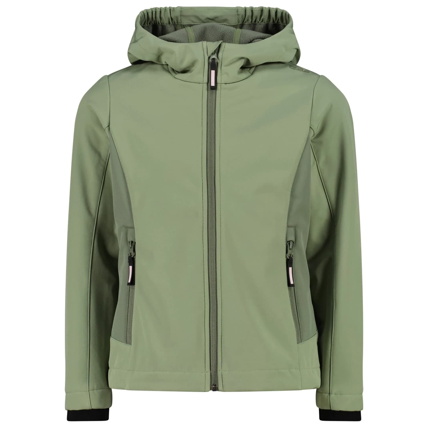 Софтшел яке CMP Girl's Jacket Fix Hood 3A29385N Softshell jacket - Green Tea / Salvia