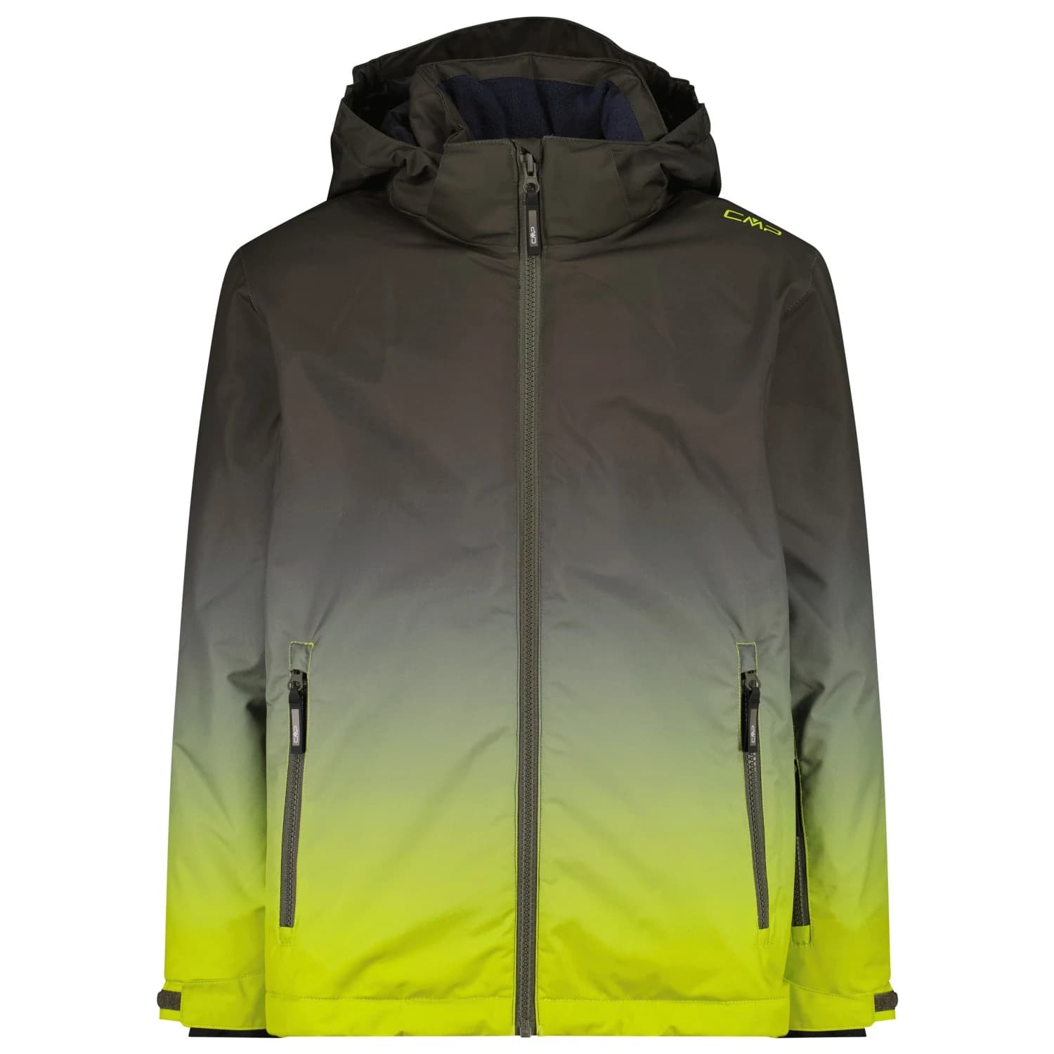 Детско ски яке CMP Kid's Jacket Snaps Hood 36W0774 Ski jacket - Olive