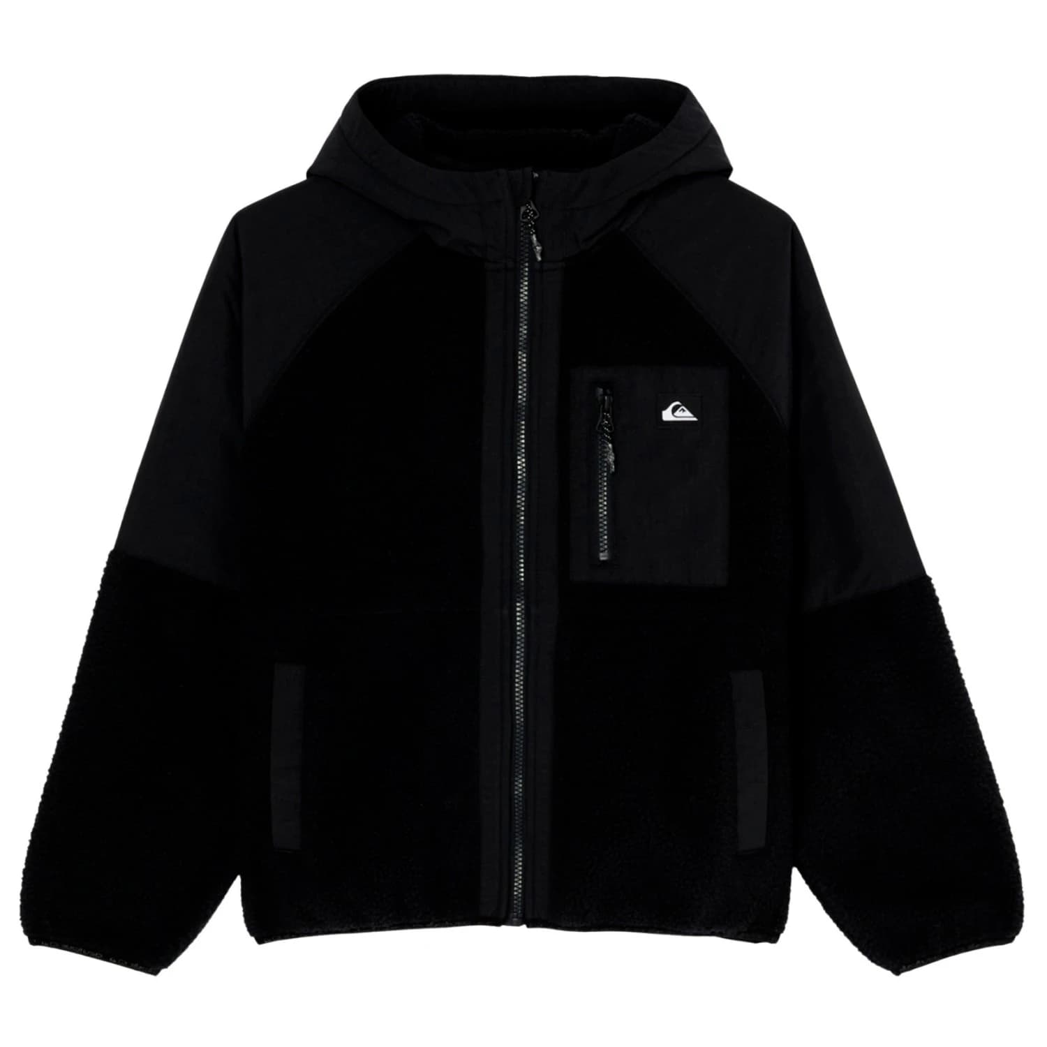 Детско поларено яке Quiksilver Kid's Hawkwings Fleece jacket - Black