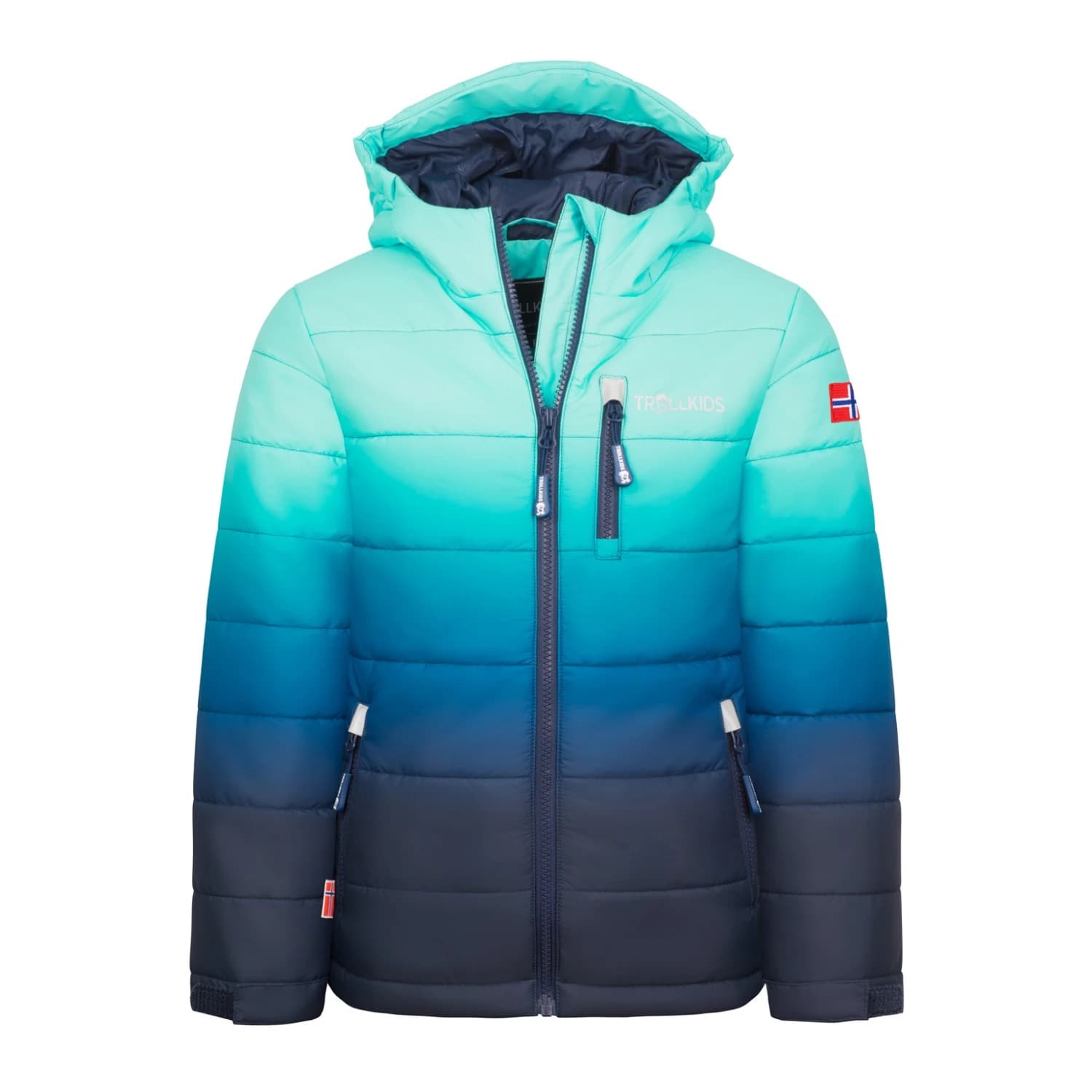 Детско ски яке Trollkids Kid's Hemsedal Snow Jacket Ski jacket - Arctic Blue / Navy