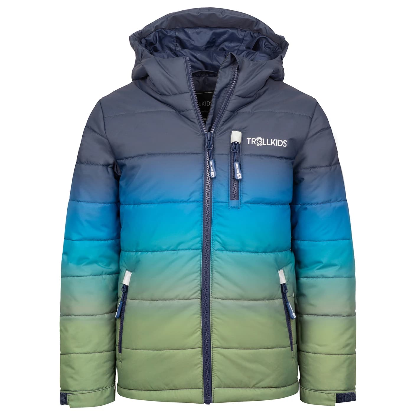 Детско ски яке Trollkids Kid's Hemsedal Snow Jacket Ski jacket - Navy / Moss