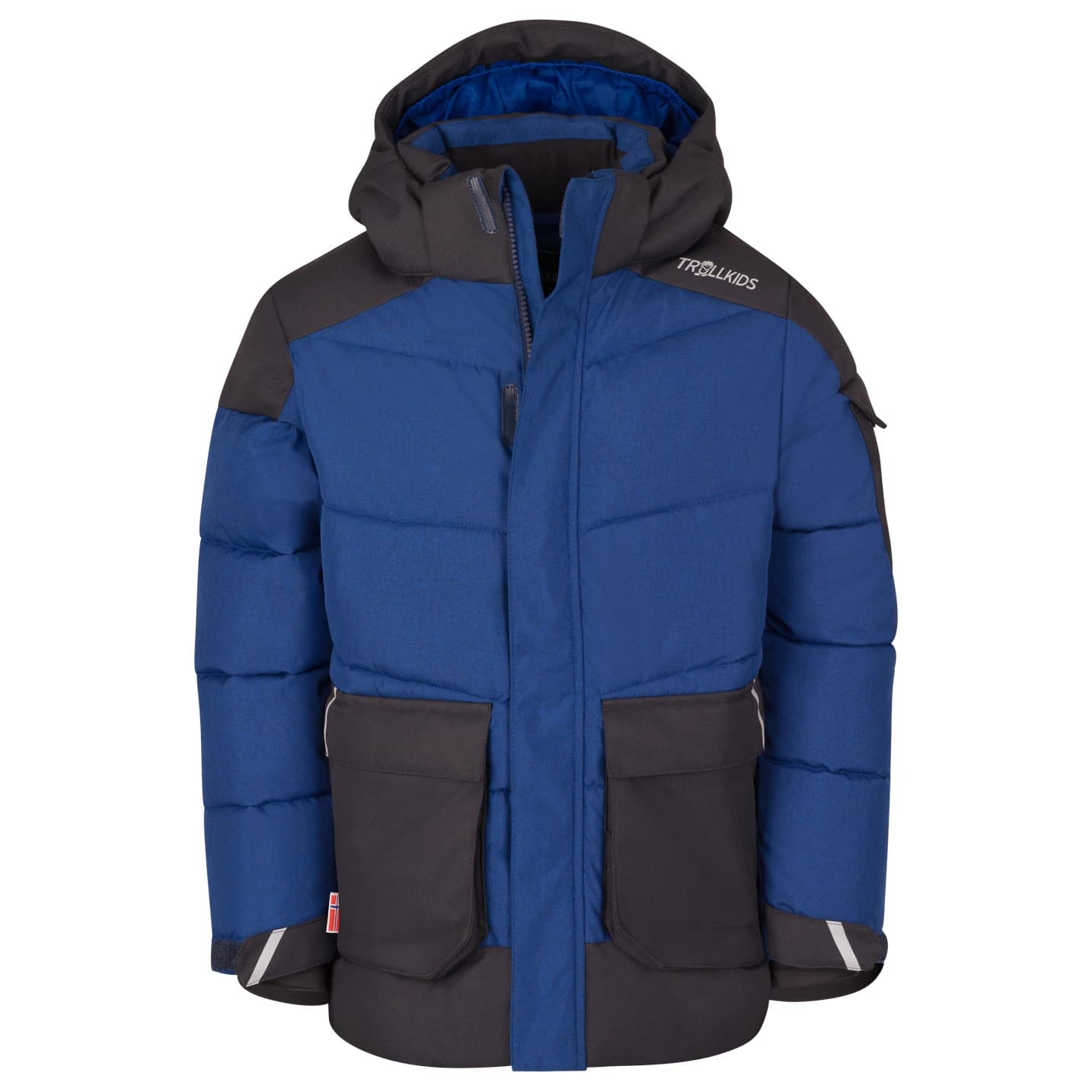 Детско зимно яке Trollkids Kid's Norefjell Jacket XT Winter jacket - Navy / Black