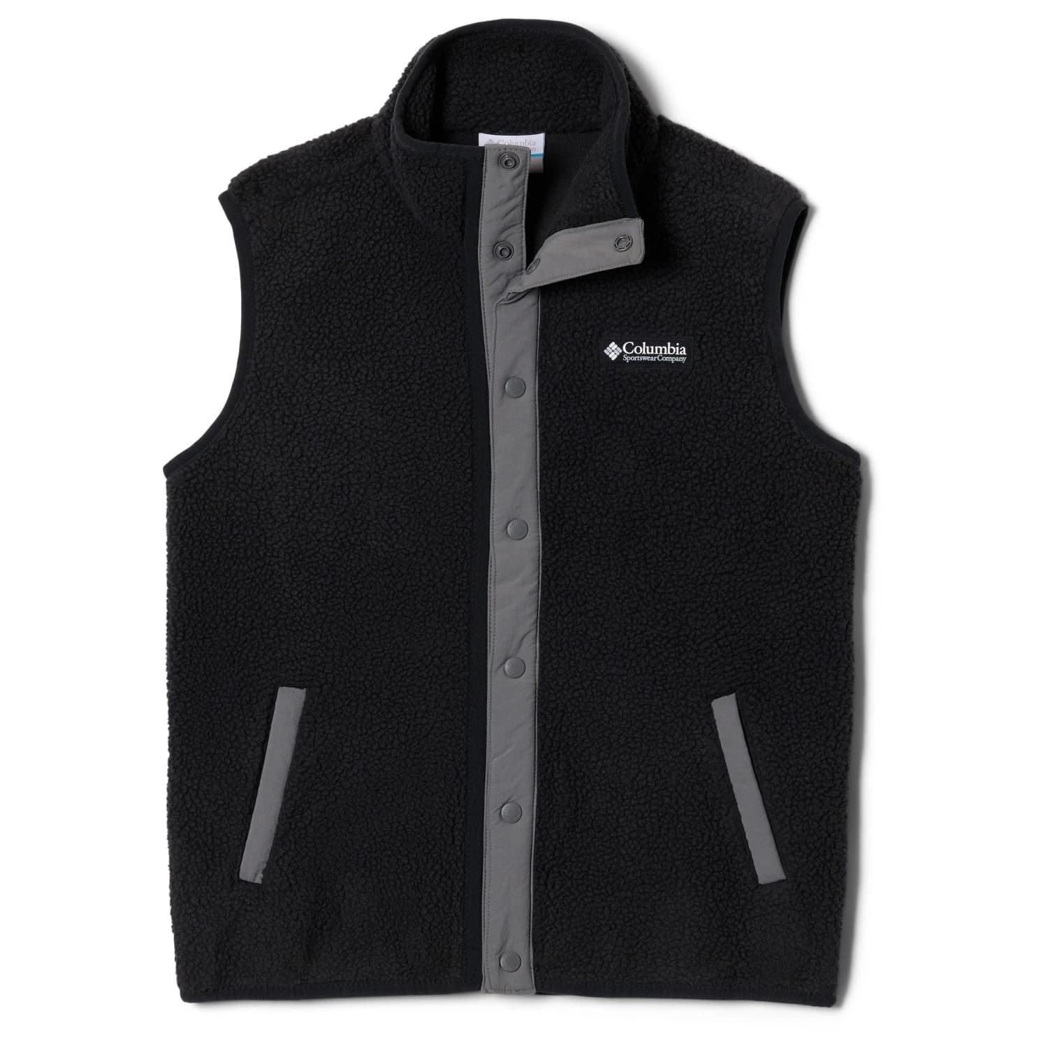 Детски поларен елек Columbia Kid's Helvetia Vest Fleece vest - Black / City Grey