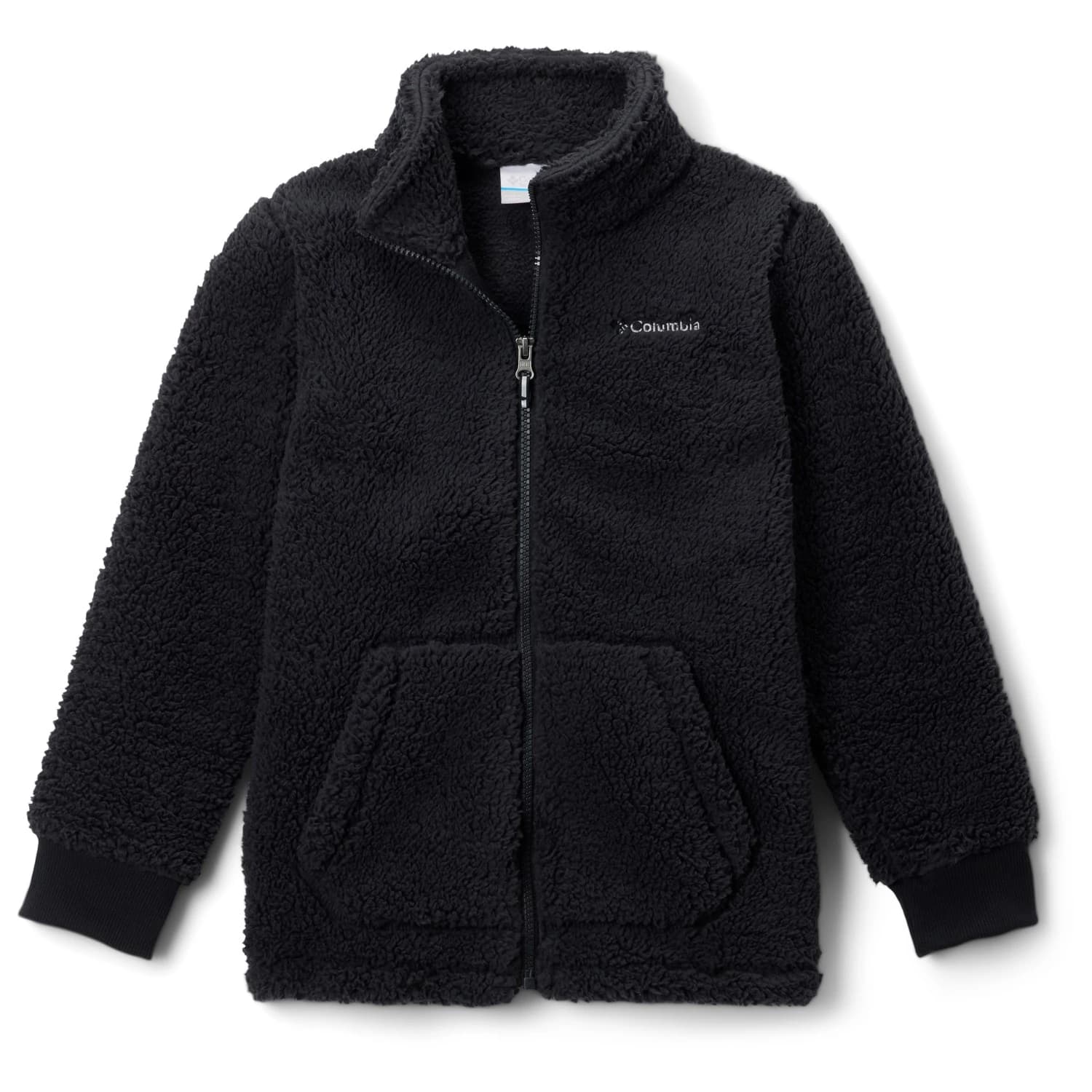 Детско поларено яке Columbia Kid's Rugged Ridge II Sherpa Full Zip Fleece jacket - Black