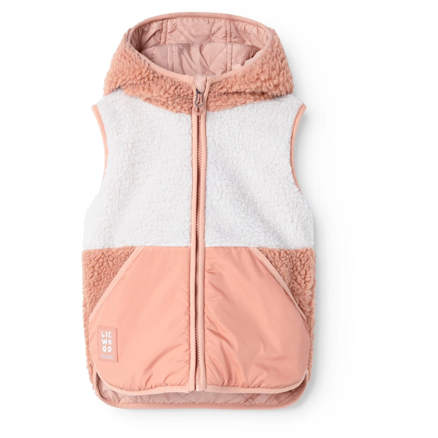 Детски поларен елек LIEWOOD Kid's Diana Reversible Vest Fleece vest - Pale Tuscany Mix