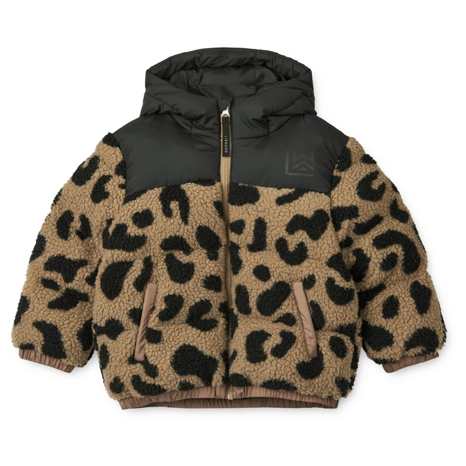 Детско зимно яке LIEWOOD Kid's Niko Pile Jacket Winter jacket - Mega Leo / Oat Mix