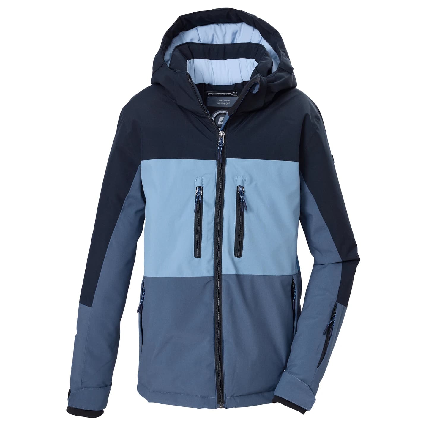 Ски яке killtec Boy's Kow 174 Jacket Ski jacket - Schwarz Blau