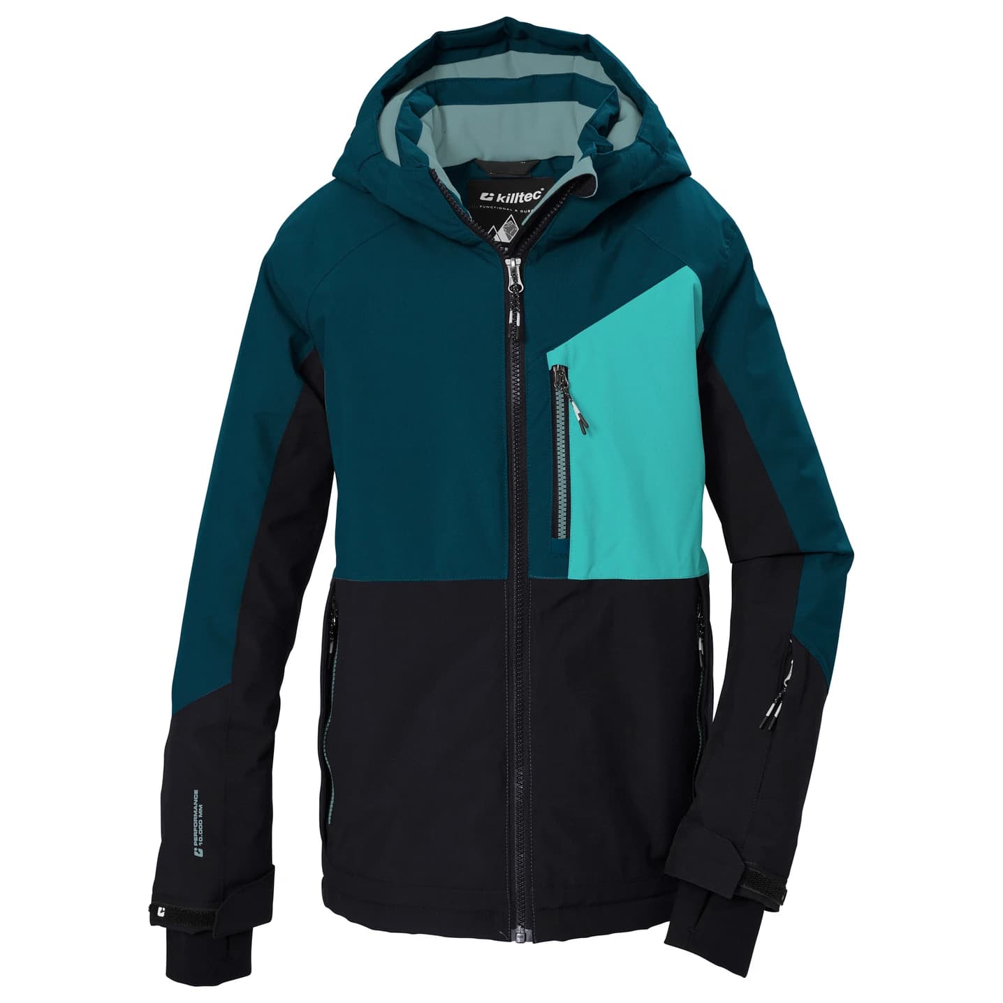 Ски яке killtec Boy's Ksw 206 Ski Jacket - Petrol