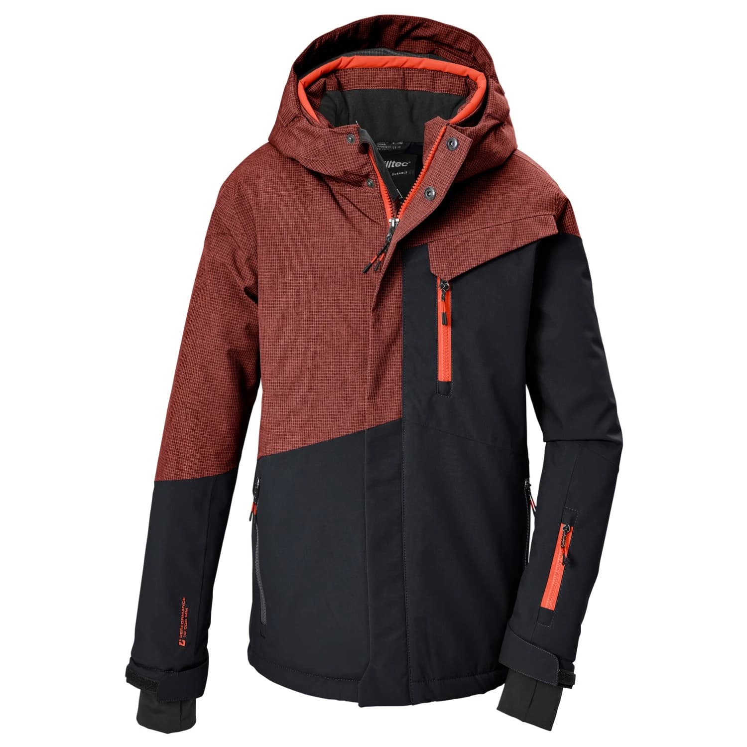 Ски яке killtec Boy's Ksw 211 Ski Jacket - Kastanie
