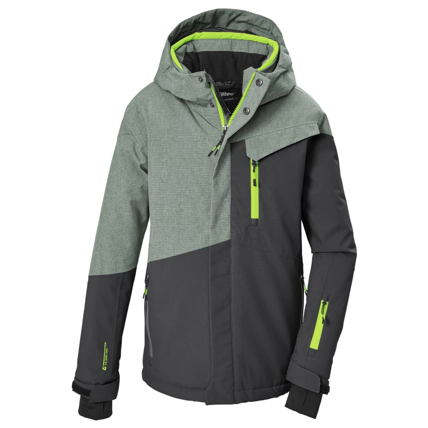 Ски яке killtec Boy's Ksw 211 Ski Jacket - Pale Green