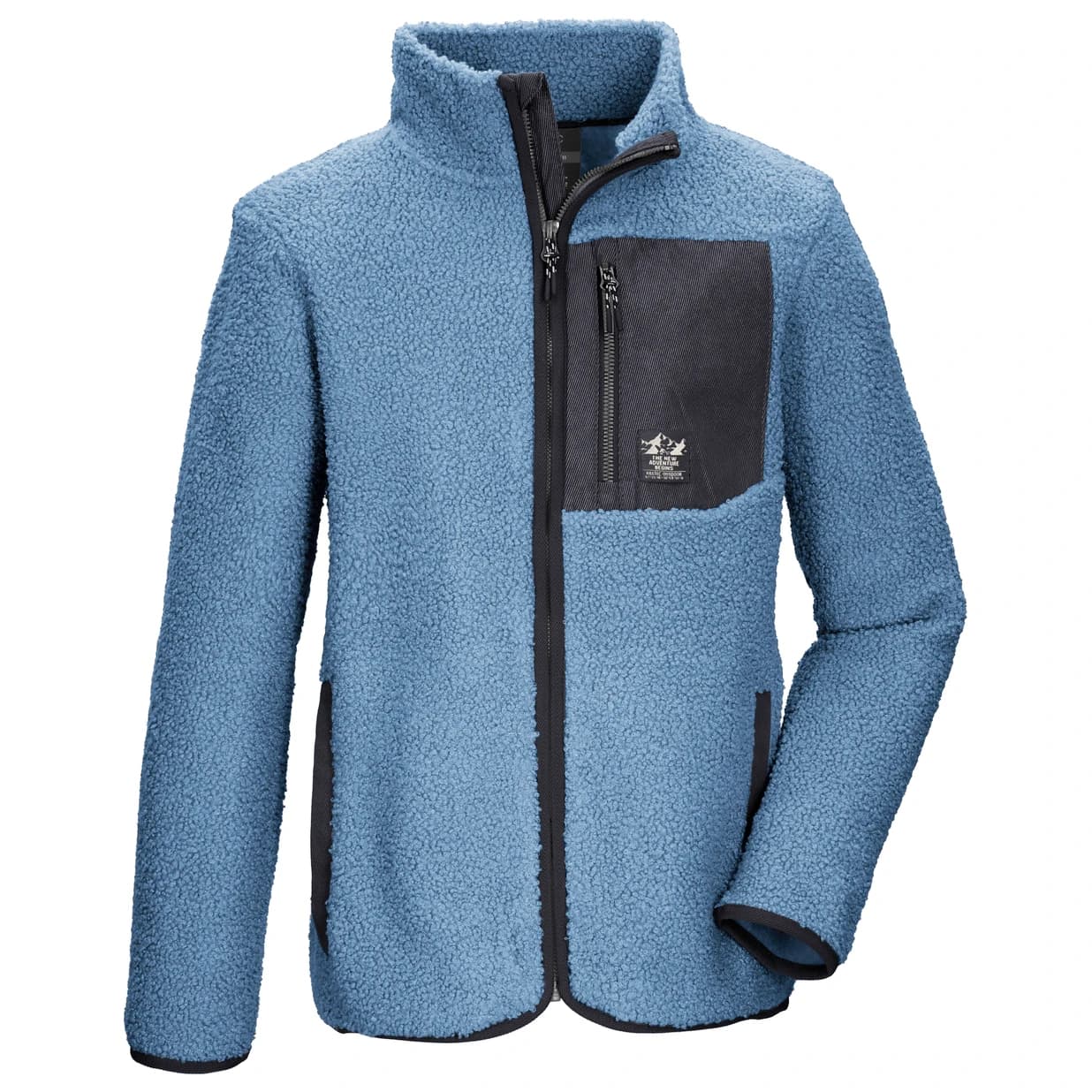 Поларено яке killtec Girl's Kow 140 Fleece Jacket - Denim