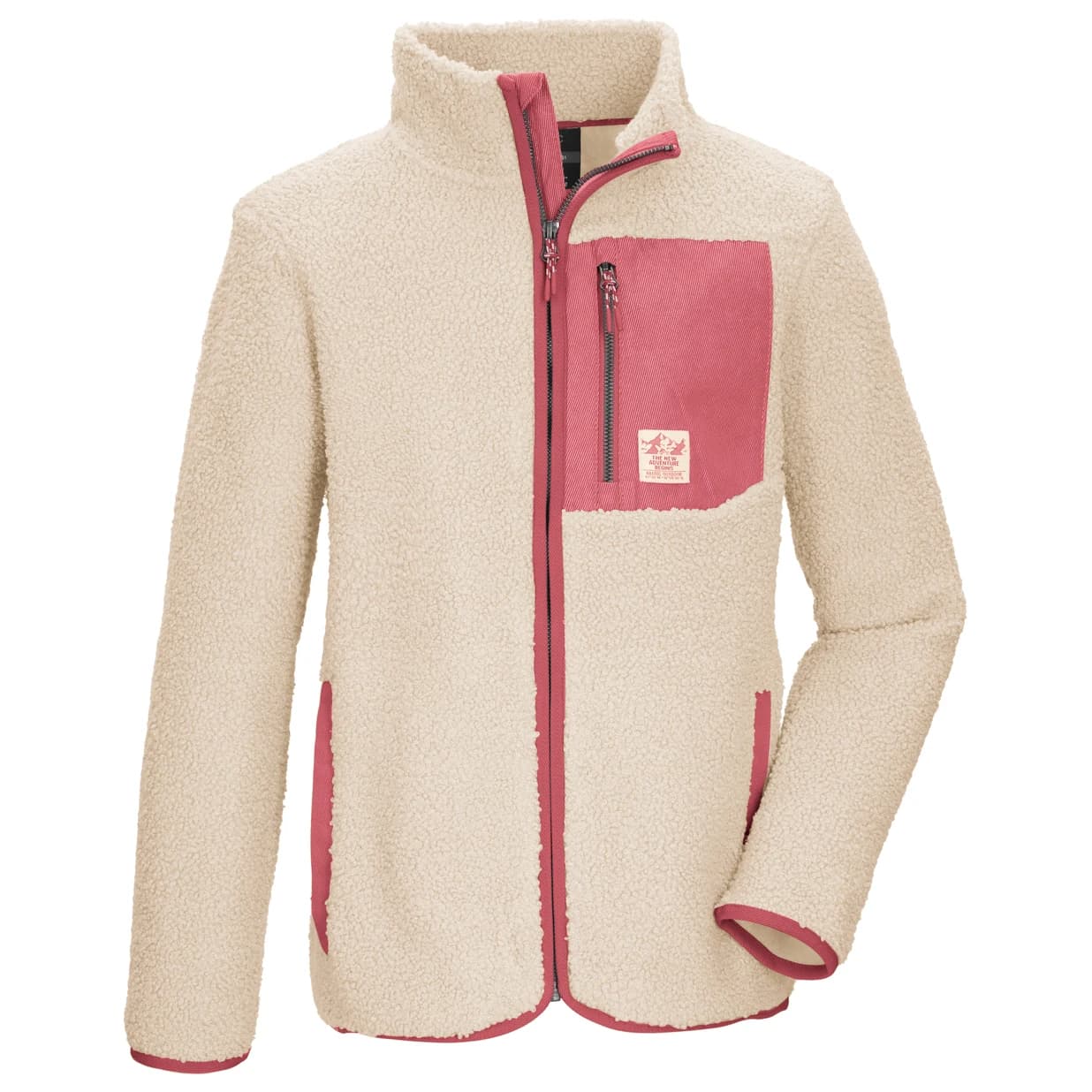 Поларено яке killtec Girl's Kow 140 Fleece Jacket - Sanftes Creme