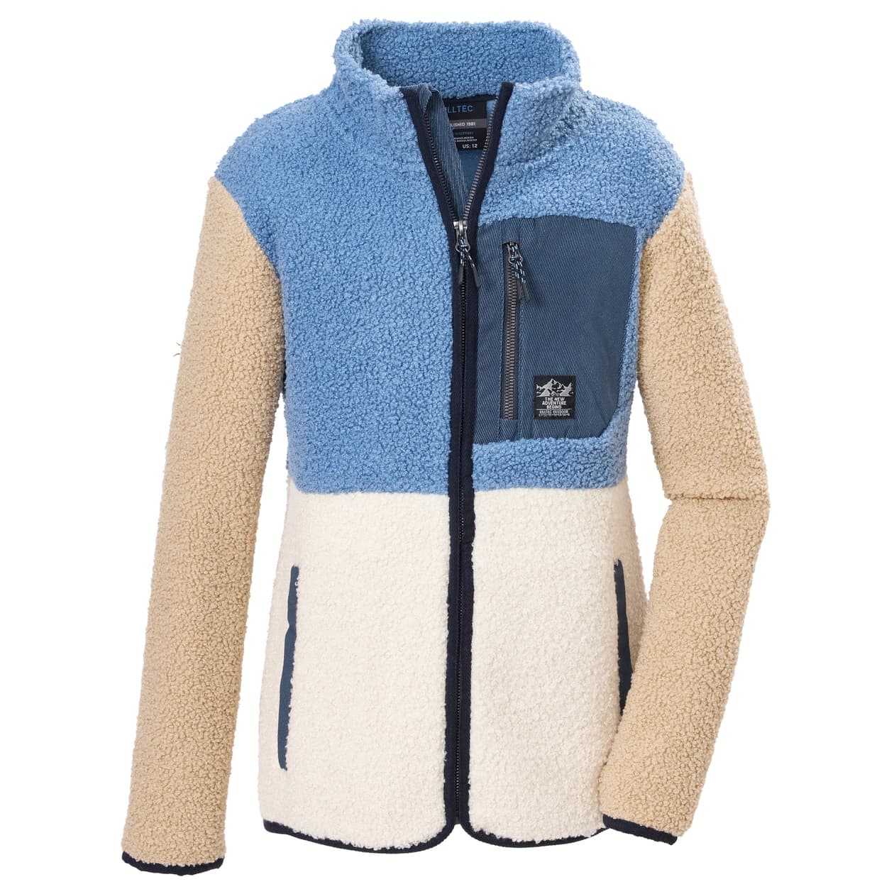 Поларено яке killtec Girl's Kow 141 Fleece Jacket - Denim