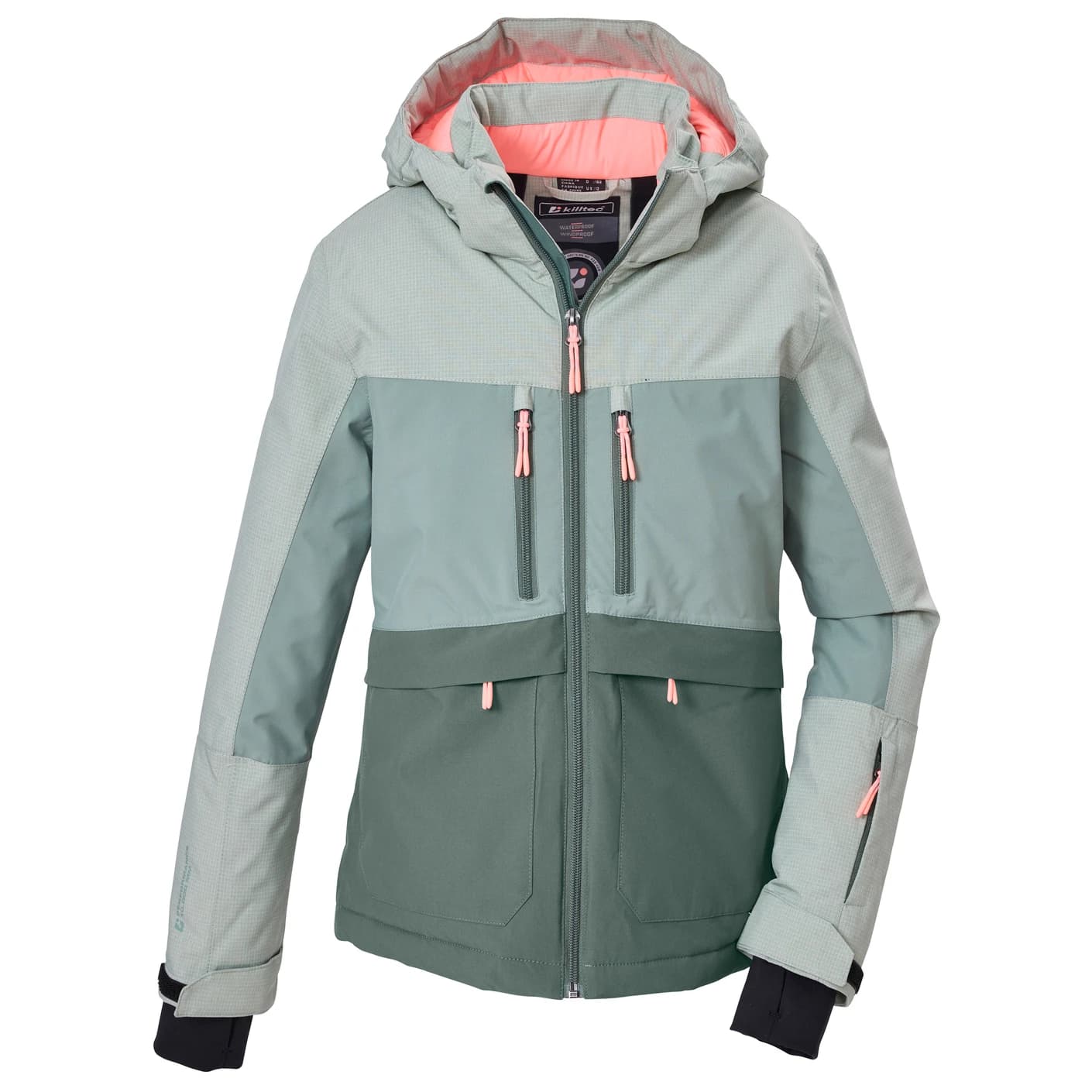 Ски яке killtec Girl's Kow 160 Jacket Ski jacket - Sanftes Salbei