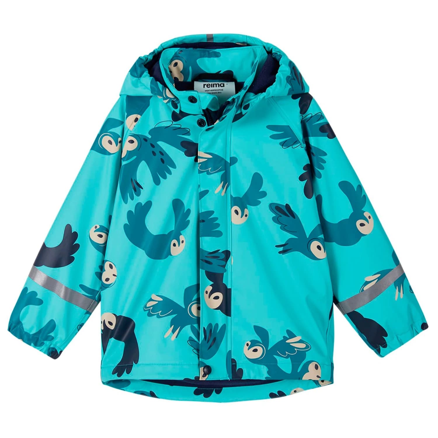 Детско водоустойчиво яке Reima Kid's Koski Raincoat Waterproof jacket - Aquamarine