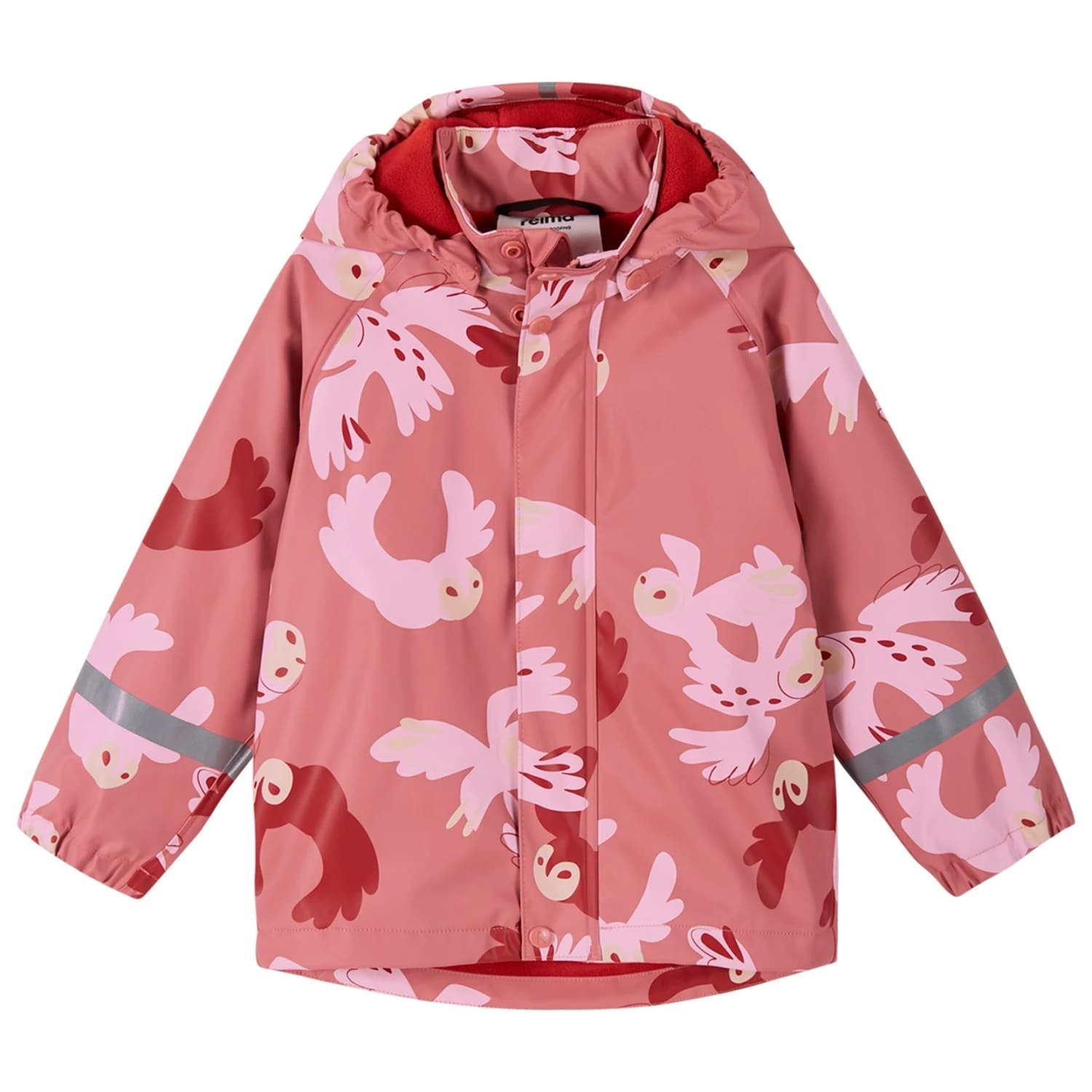 Детско водоустойчиво яке Reima Kid's Koski Raincoat Waterproof jacket - Rose Blush