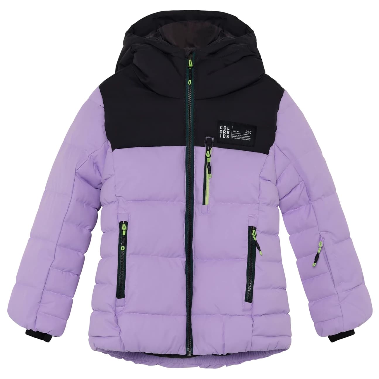 Детско ски яке Color Kids Junior Ski Puffer Jacket Quilt 742764 Ski jacket - Purple Rose