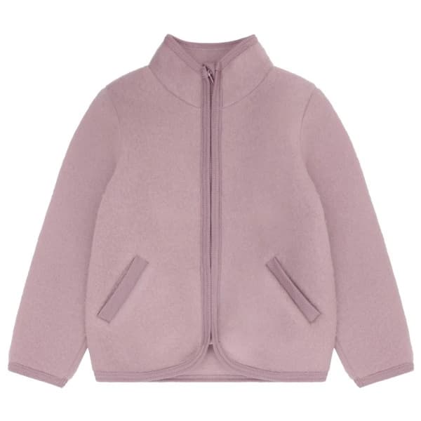 Детско вълнено яке Huttelihut Kid's Jacket Wool Fleece Merino jacket - Woodrose