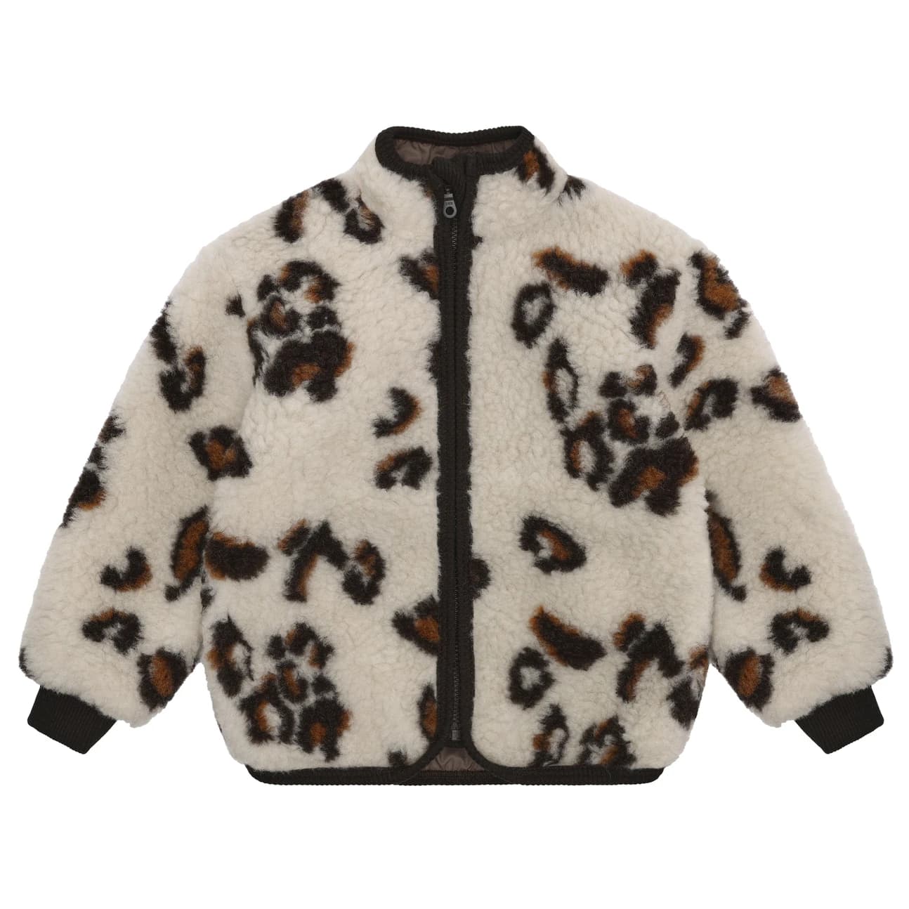 Детско вълнено яке Huttelihut Kid's Jacket Wool Teddy Jacq Lining Wool jacket - Cement