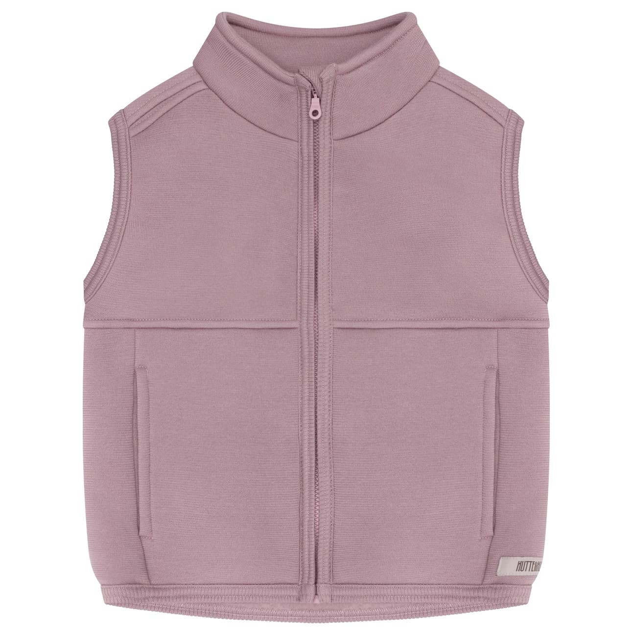 Детски вълнен елек Huttelihut Kid's Vest Wool Brushed Inside Merino vest - Woodrose