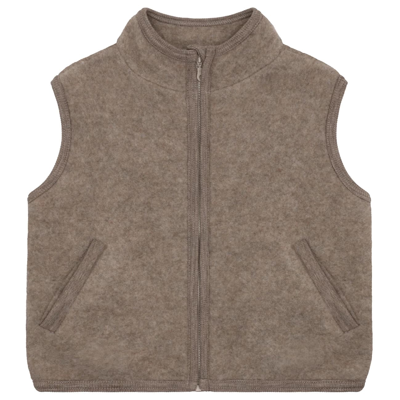 Детски вълнен елек Huttelihut Kid's Vest Wool Fleece Merino vest - Savannah Melange