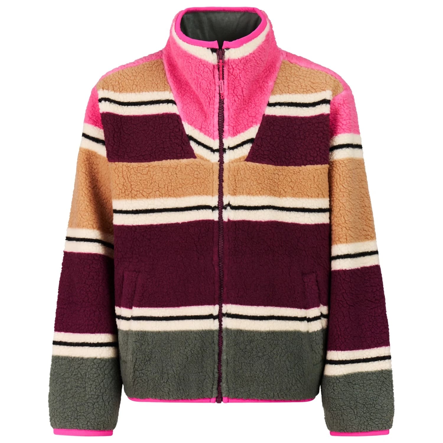 Детско поларено яке Protest Kid's PRTBlond Full Zip Top Fleece jacket - Evergreen