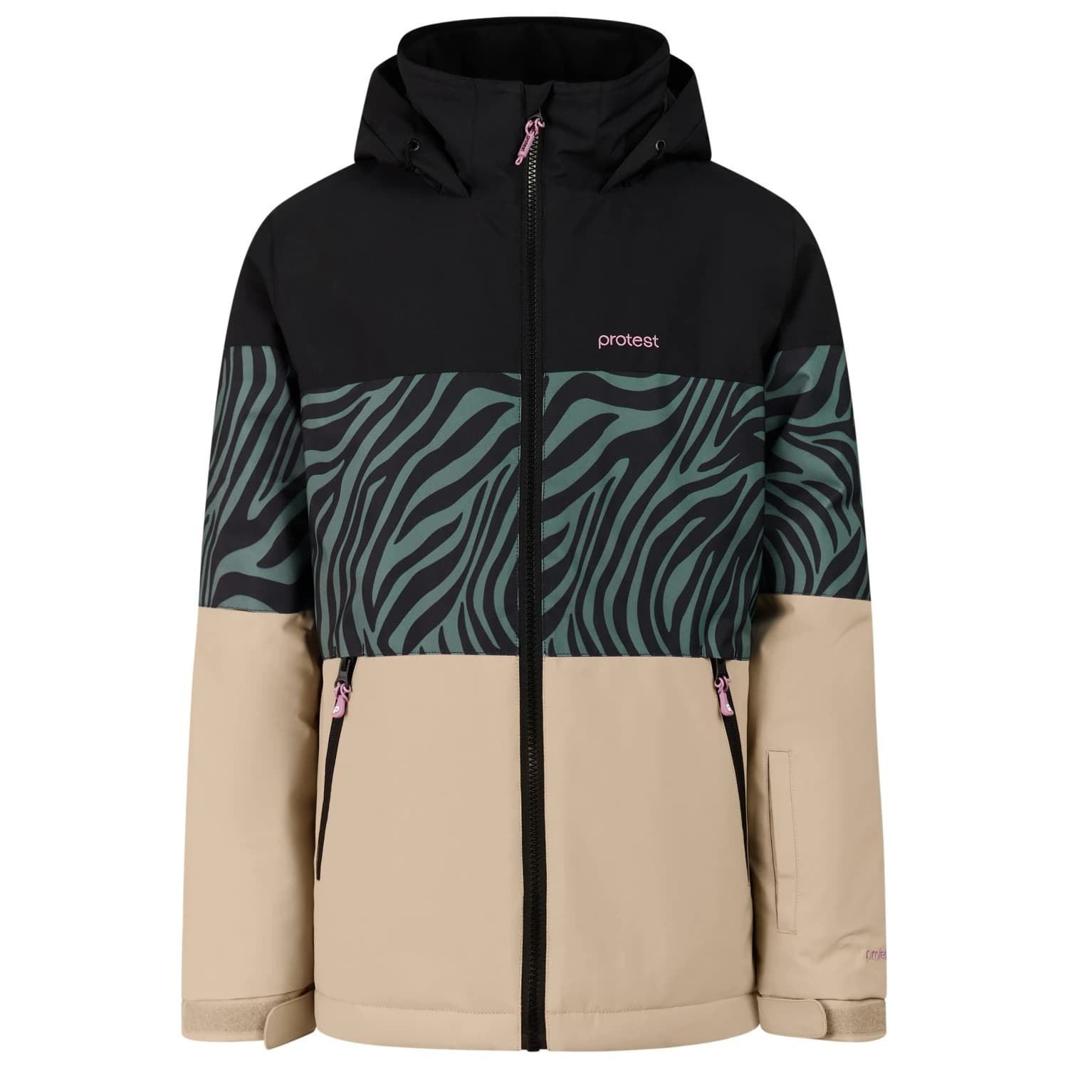 Детско ски яке Protest Kid's PRTDeline Snowjacket Ski jacket - Evergreen