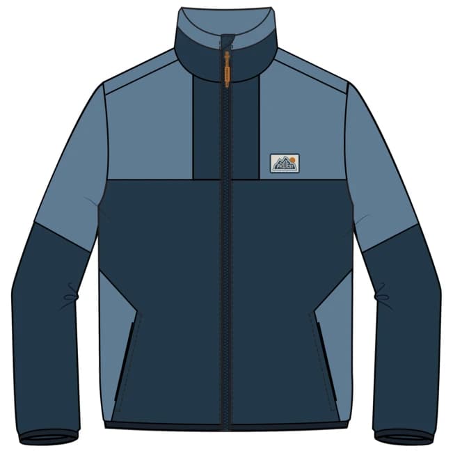 Детско поларено яке Protest Kid's PRTMendo Full Zip Active Top Fleece jacket - Twilight Navy